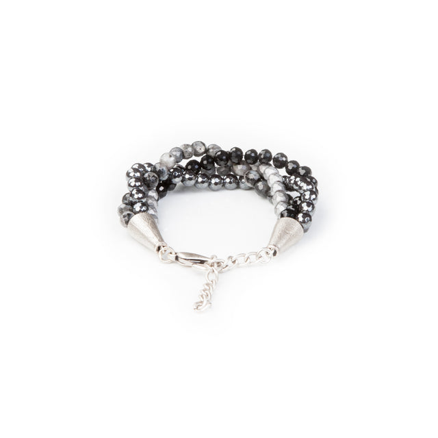 bead bracelet new The Obsidian Bliss