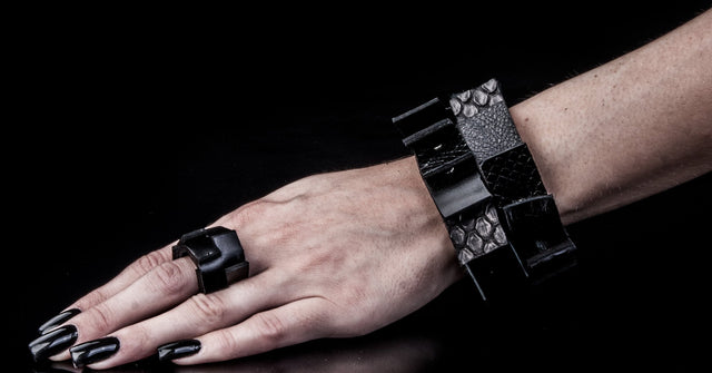 Leather bracelet new The Blushing Class