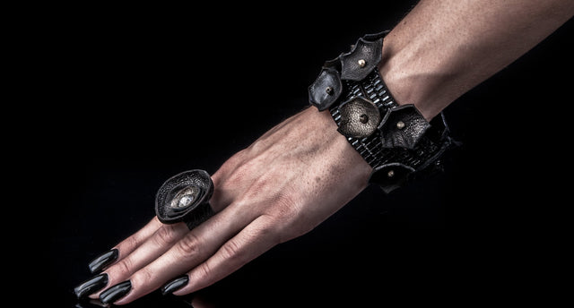 Leather bracelet new The Grand Oculus
