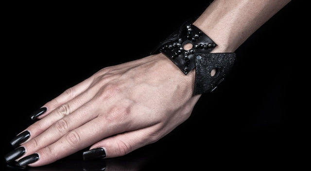 Leather bracelet new The Serene Poem