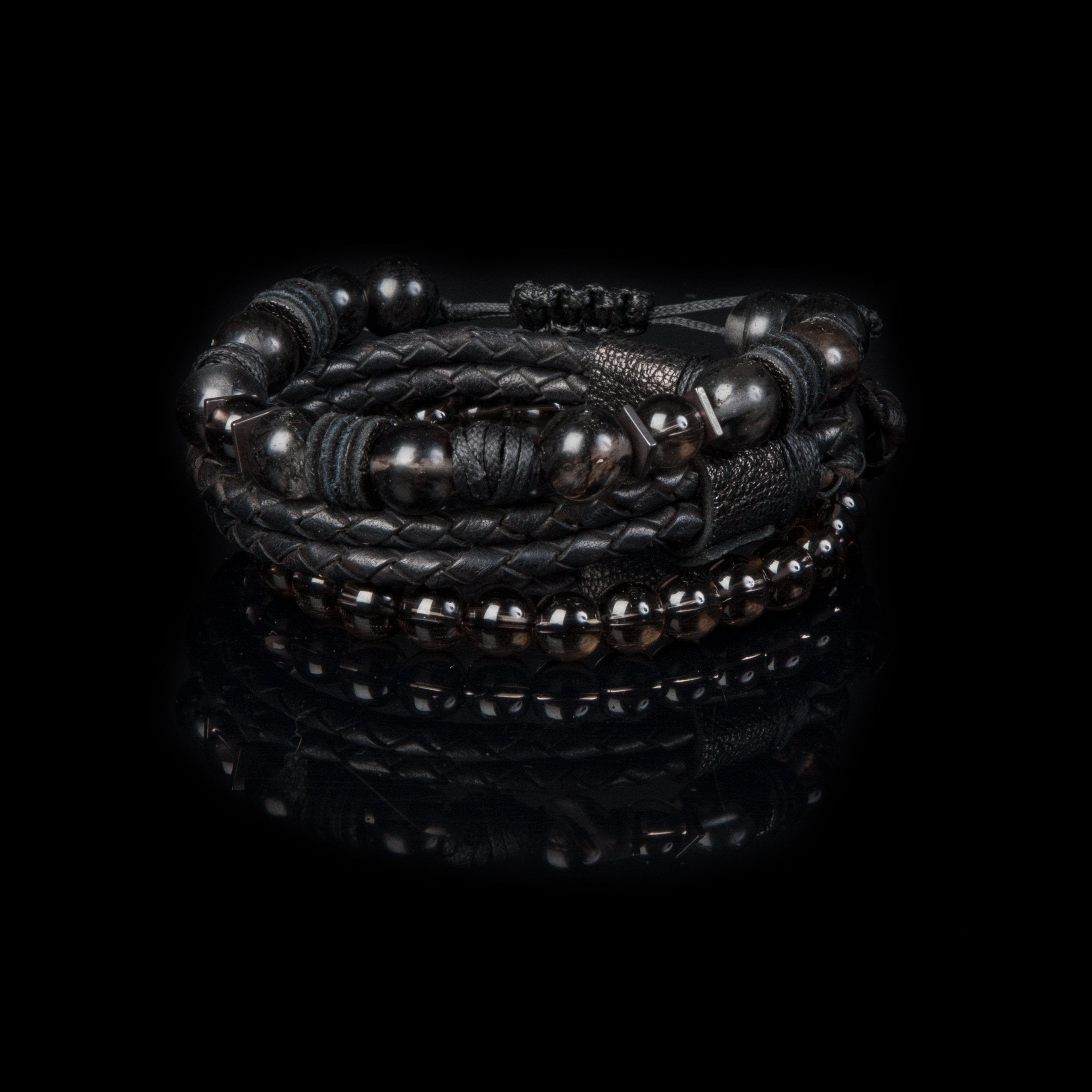 Bead bracelet men The Velvet Crux