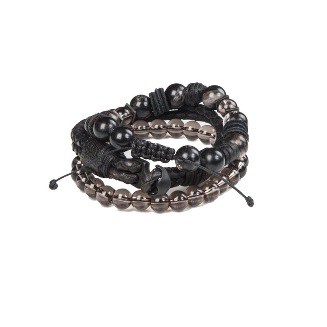 Bead bracelet men The Velvet Crux